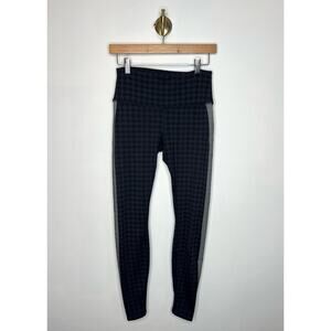 ALO Black Houndstooth Pattern Legging